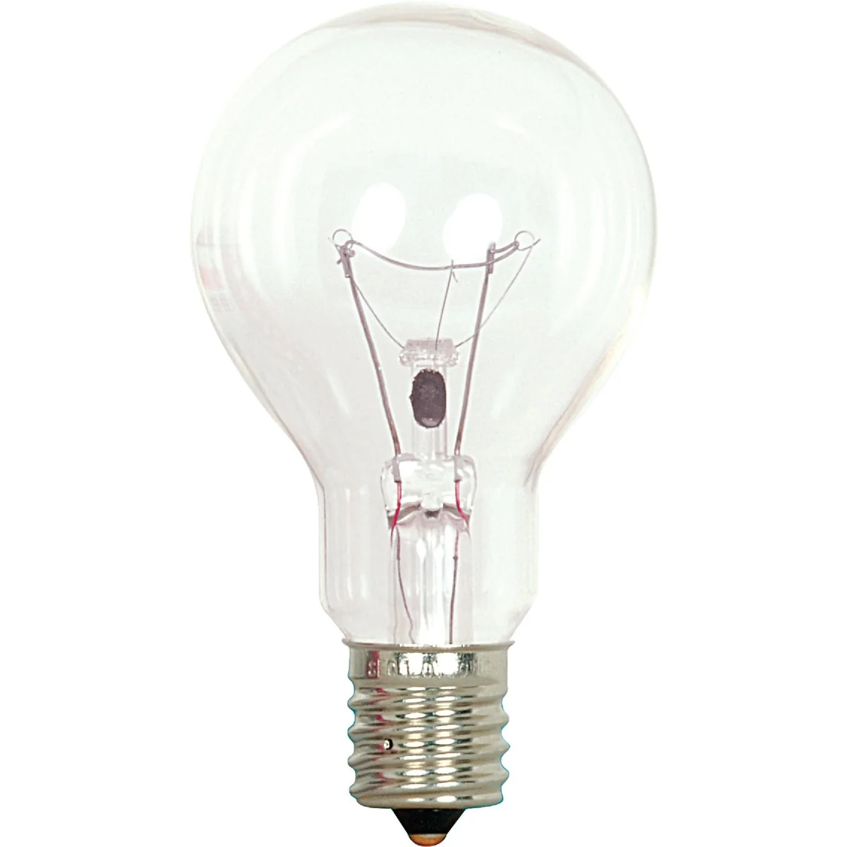 Solid Satco 40W Clear Intermediate A15 Incandescent Ceiling Fan Light Bulb 2-Pack Carefully Designed