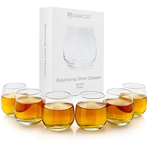 Recyclable Cool Shot Glasses Set 6 Count Fashionable