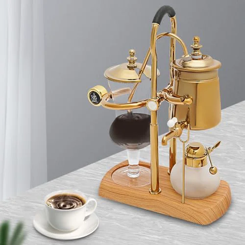 Premium Material 400ML Coffee Maker Belgian Luxury Royal Family Balance Syphon Coffee Maker Belgium Siphon Brewer Elegant Design Retro Powerful