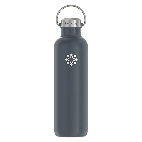 Pure 32oz Stainless Steel Sports Bottle with Straw Cap Modern