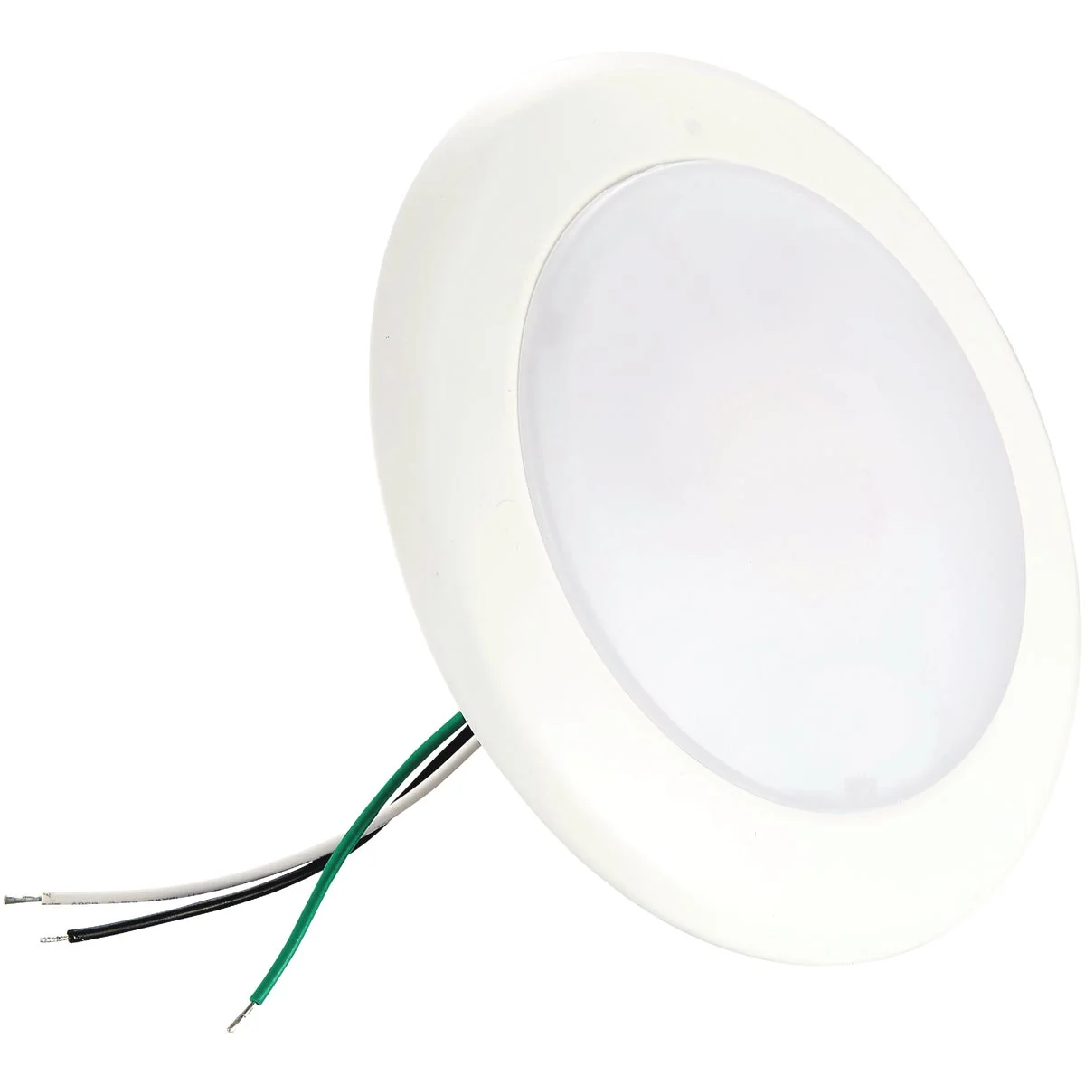 Innovative 6 In. Retrofit IC Rated White LED DOB CCT Selectable Surface Mount Downlight 1100 Lm. Detailed