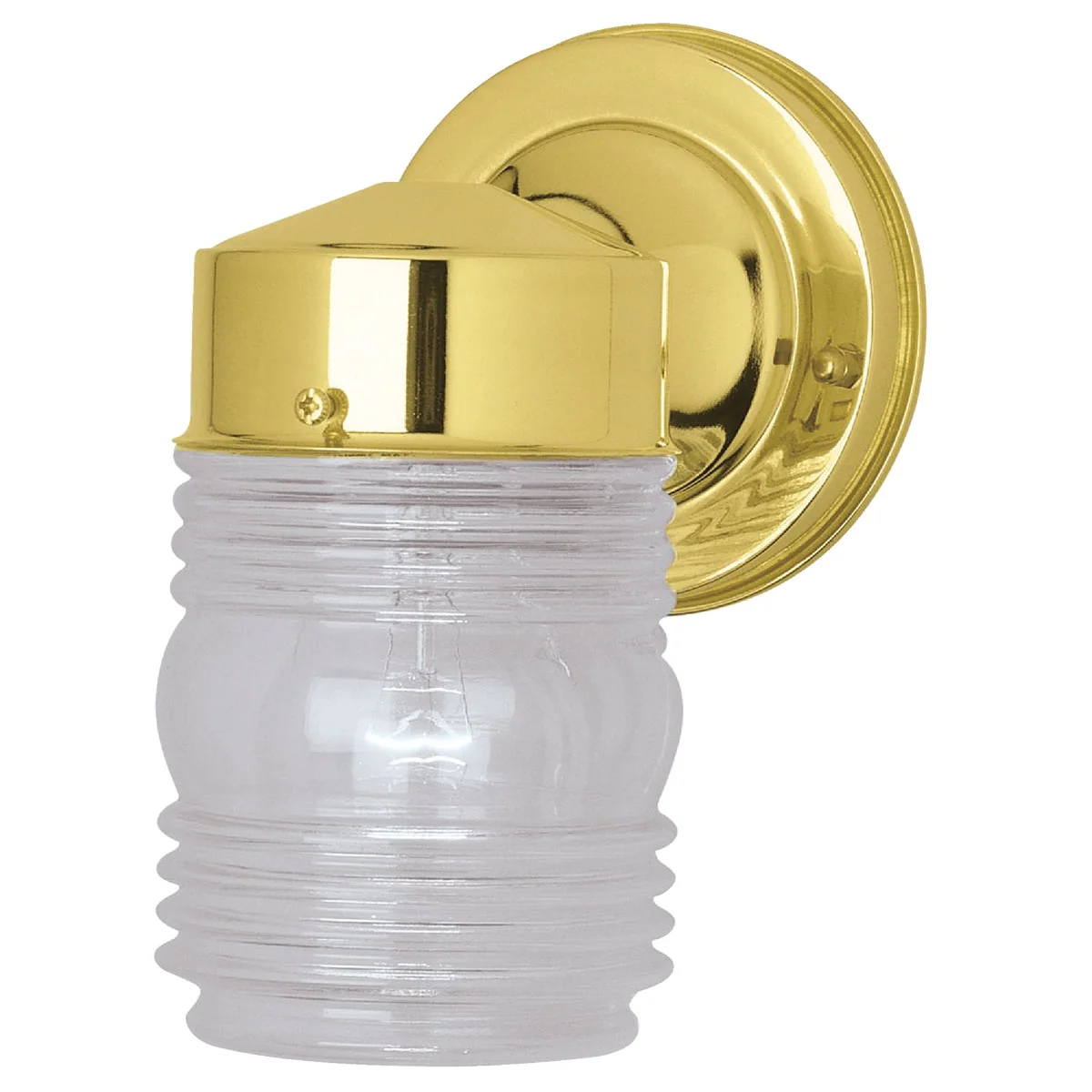 Comfortable Home Impressions Polished Brass Incandescent Type A Outdoor Wall Light Fixture Sustainable