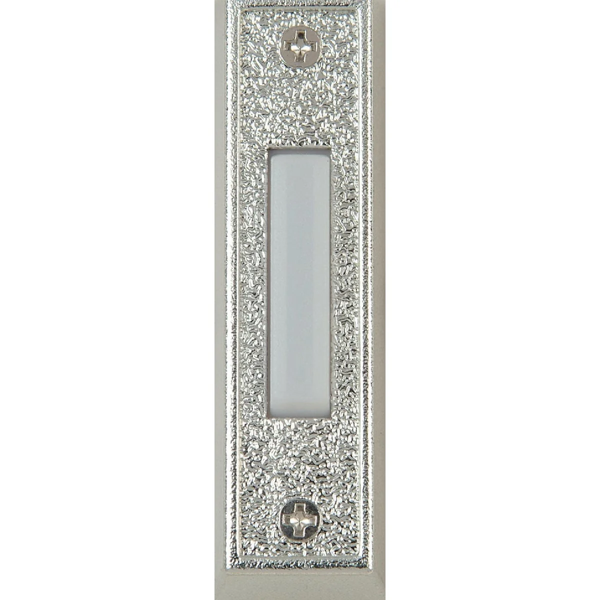 Pure Heath Zenith Wired Silver Plastic LED Lighted Doorbell Push-Button Breathable
