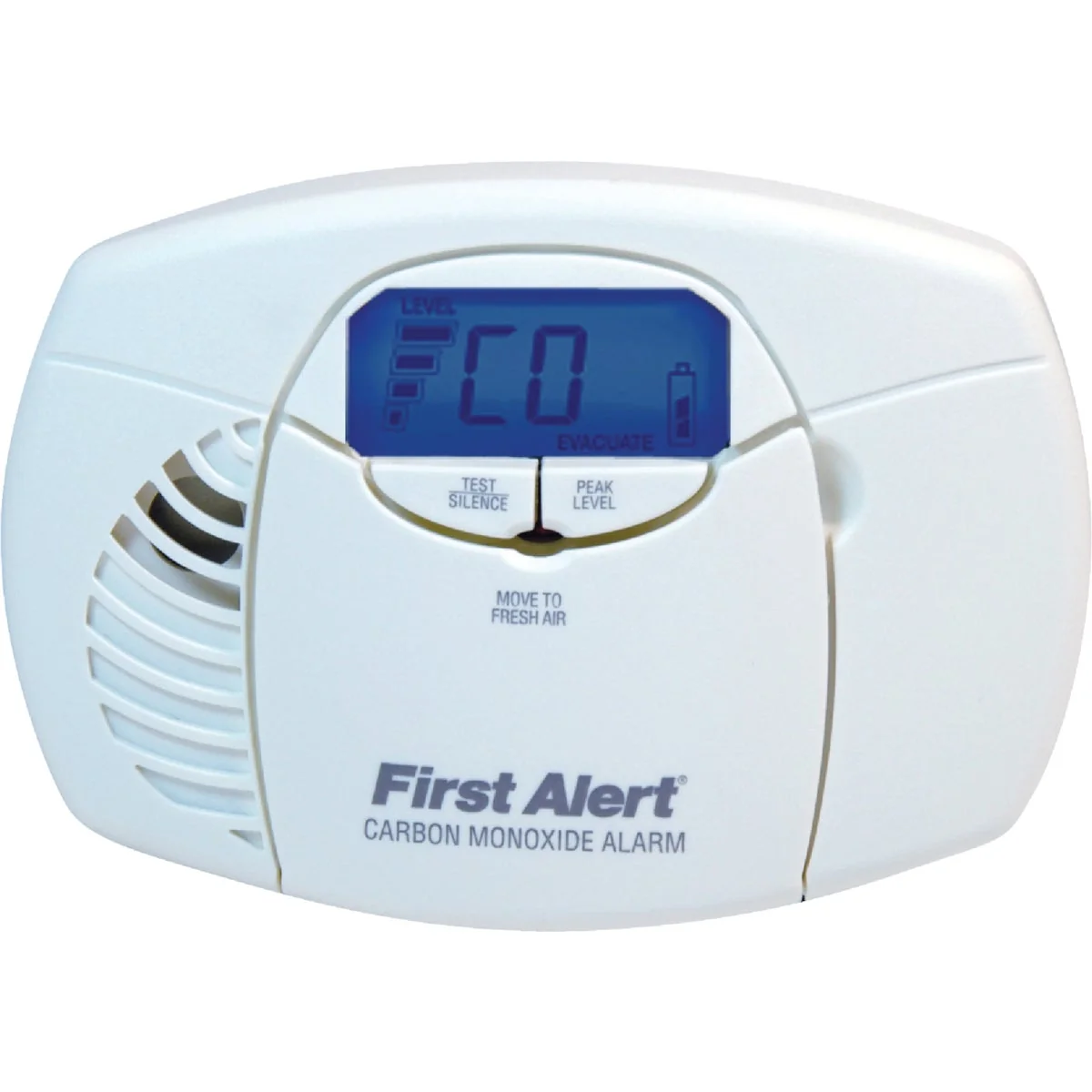 Fashionable First Alert Battery Operated 3V Electrochemical Digital Display Carbon Monoxide Alarm Clean