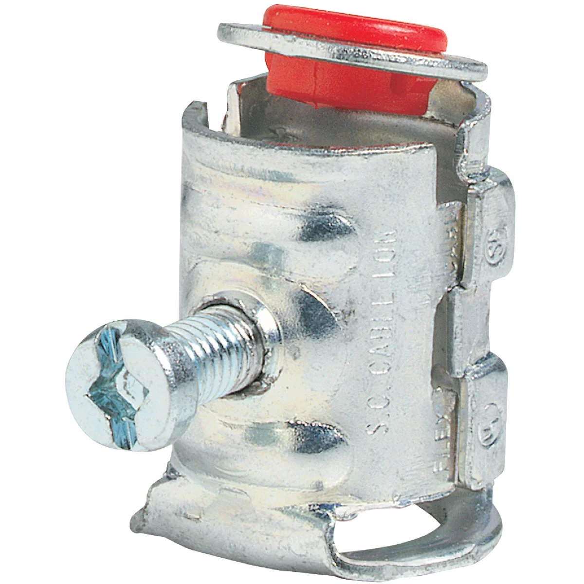 Fine Crafted Steel City 3 8 In. Locking Zinc-Chromatic Plating Armored Cable Connector 5-Pack Certified