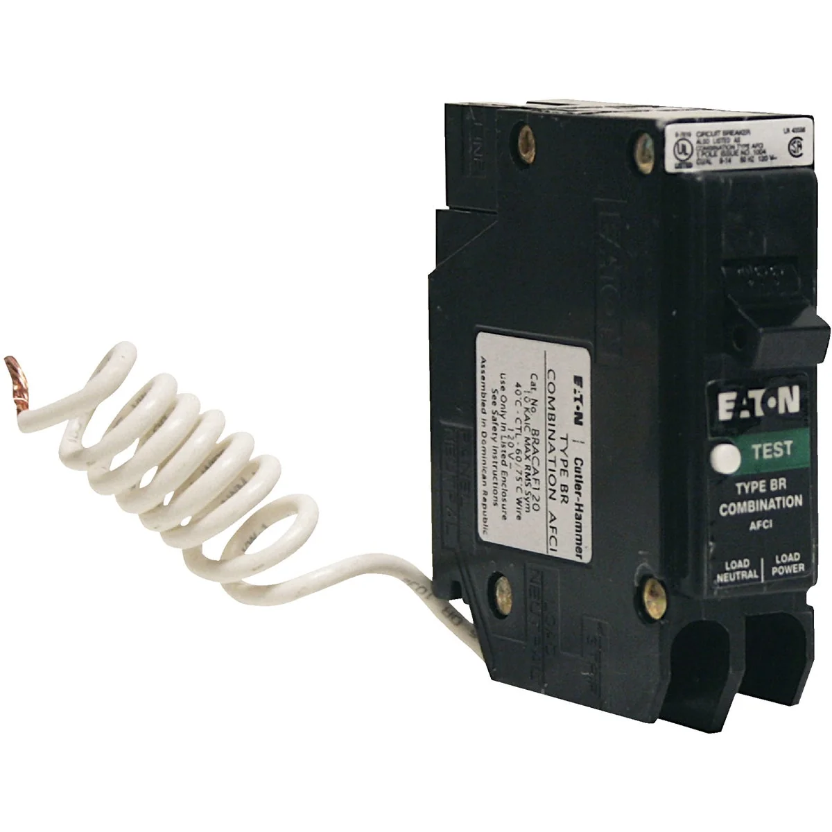 Artisan Eaton BR 20A Single-Pole CAFCI Combination Arc Fault Breaker Efficient