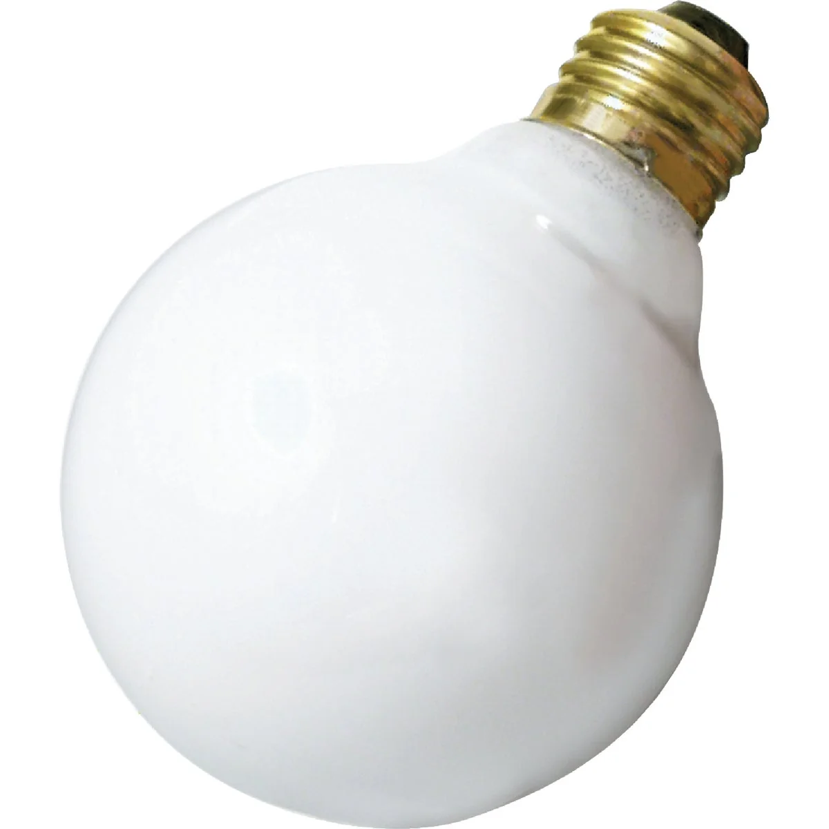 Recyclable Satco 25W Frosted Soft White Medium Base G25 Incandescent Globe Light Bulb Green