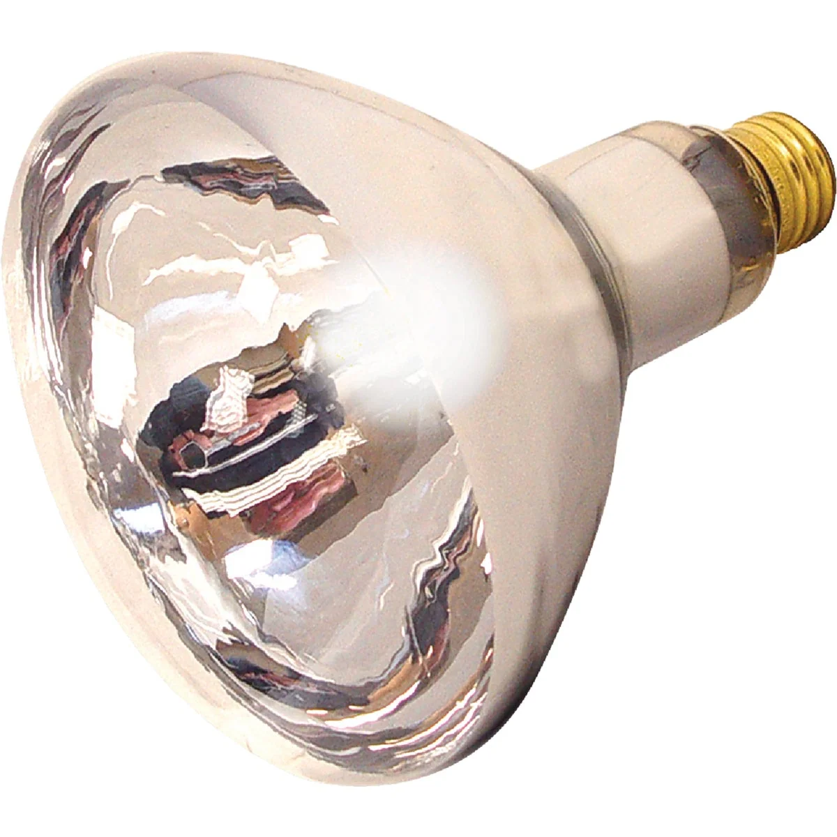 Long-Lasting Satco 125W Clear Medium Base R40 Incandescent Heat Light Bulb Trendy