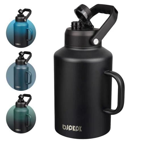 Stylish 128oz Stainless Steel Water Bottle Durable