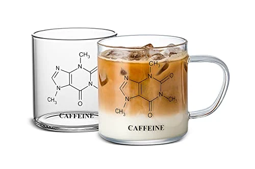 User-Friendly Glass Coffee Mugs 2 Count Professional