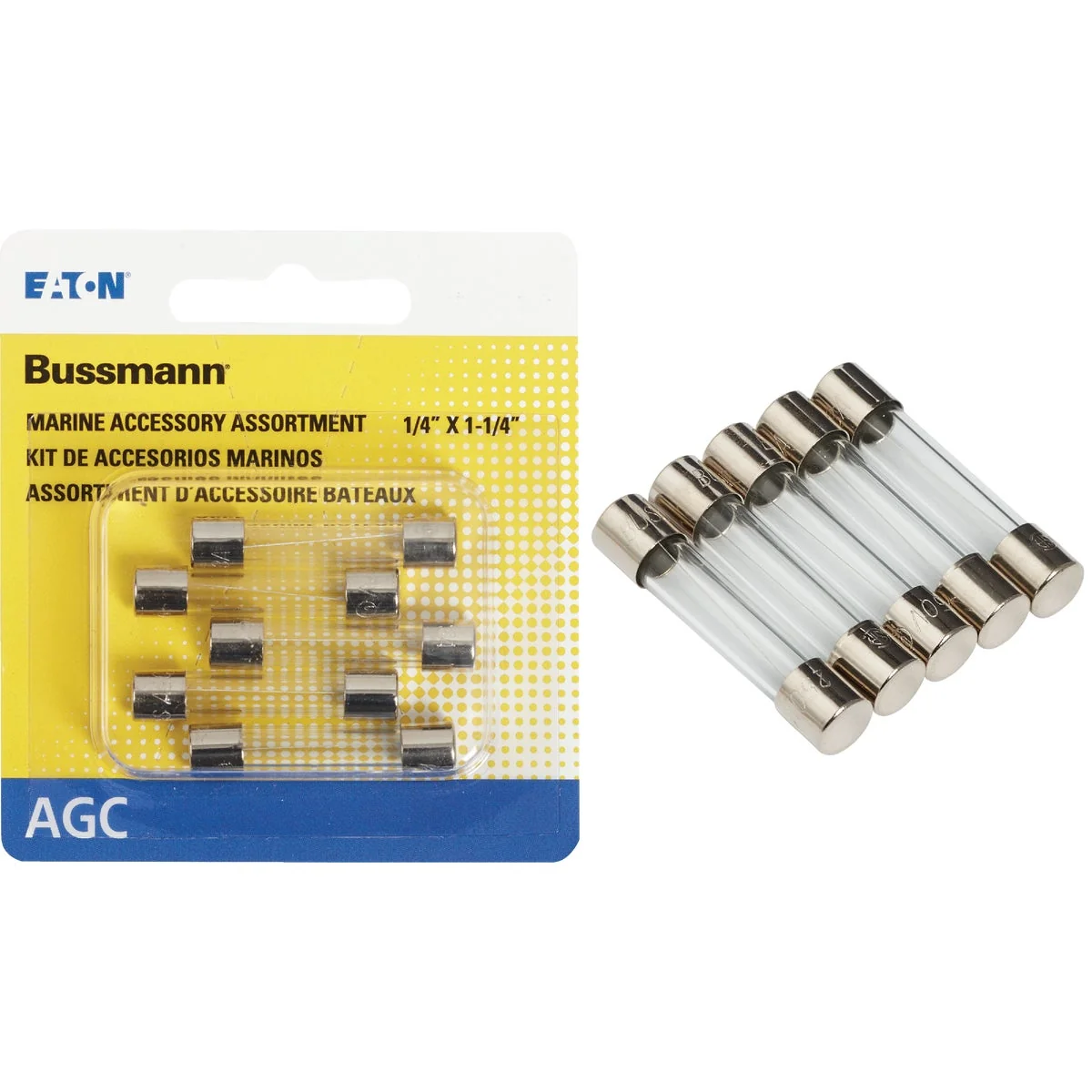 High-Grade Bussmann 1A 2A 3A AGC Glass Tube Electronic Fuse 5-Pack Responsible