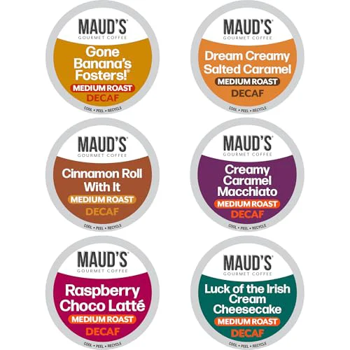 Smart Maud s Flavored Decaf Coffee Pods Variety Pack 24 Count Luxury