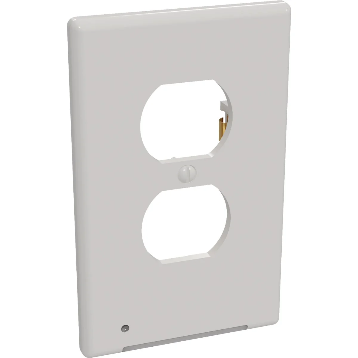 Specialty Westek LumiCover 1-Gang Plastic Nightlight Outlet Wall Plate White Expertly Made