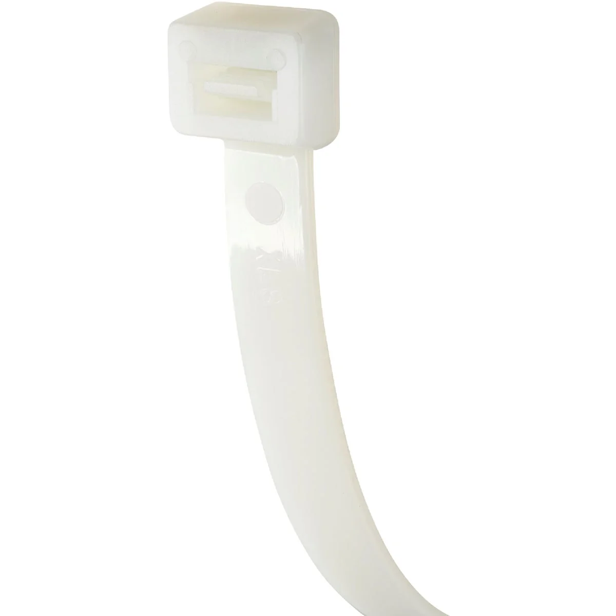 Minimalist Gardner Bender 24 In. x 0.35 In. Natural Color Heavy-Duty Nylon Cable Tie 50-Pack Carefully Designed
