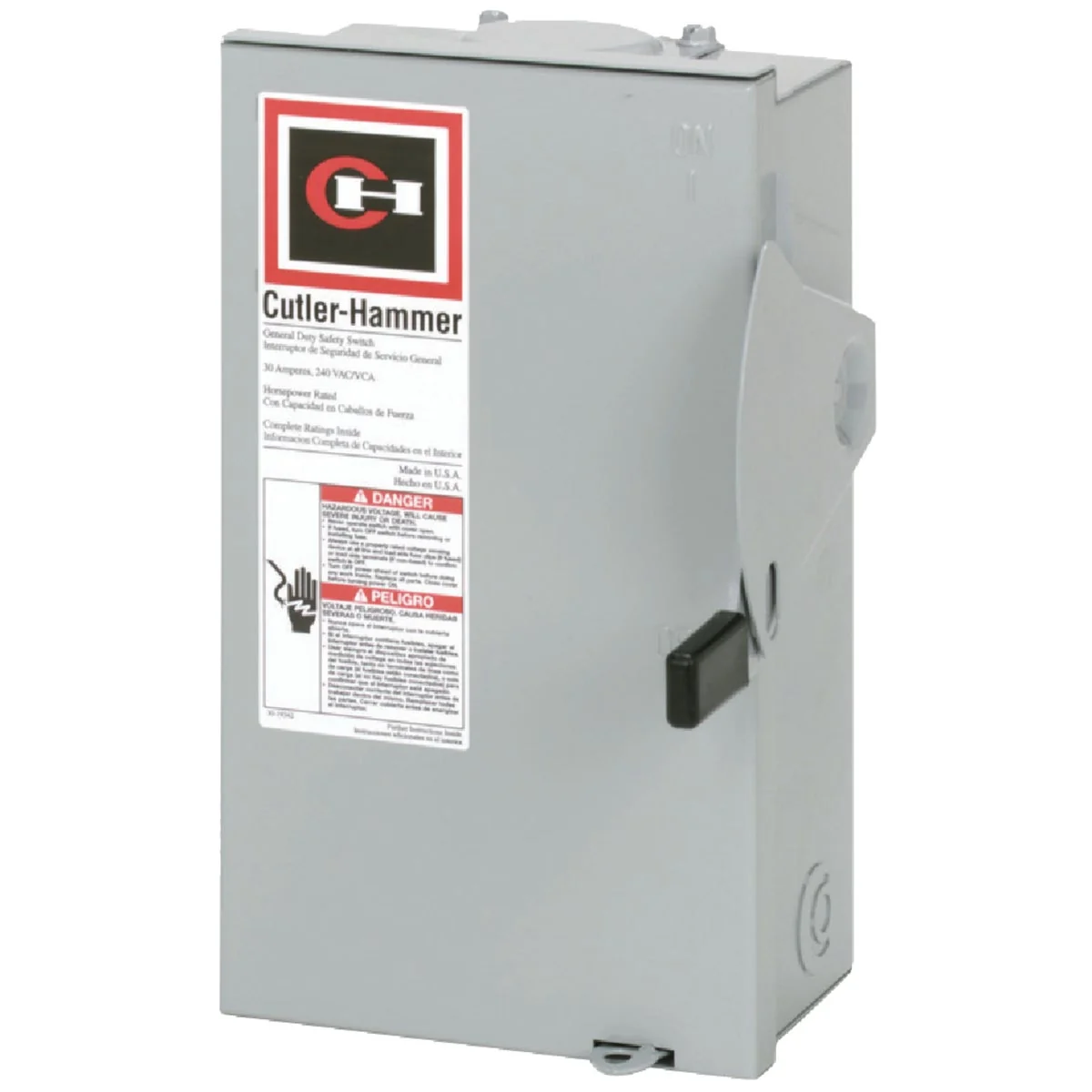Traditional Eaton 30A DG Series Rainproof General-Duty Safety Switch Eco-Friendly