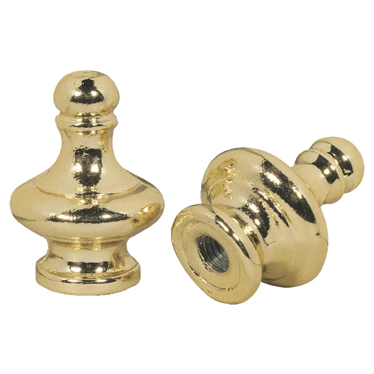 Durable Westinghouse 1-3 16 In. Brass Lamp Finial 2-Pack Fashionable
