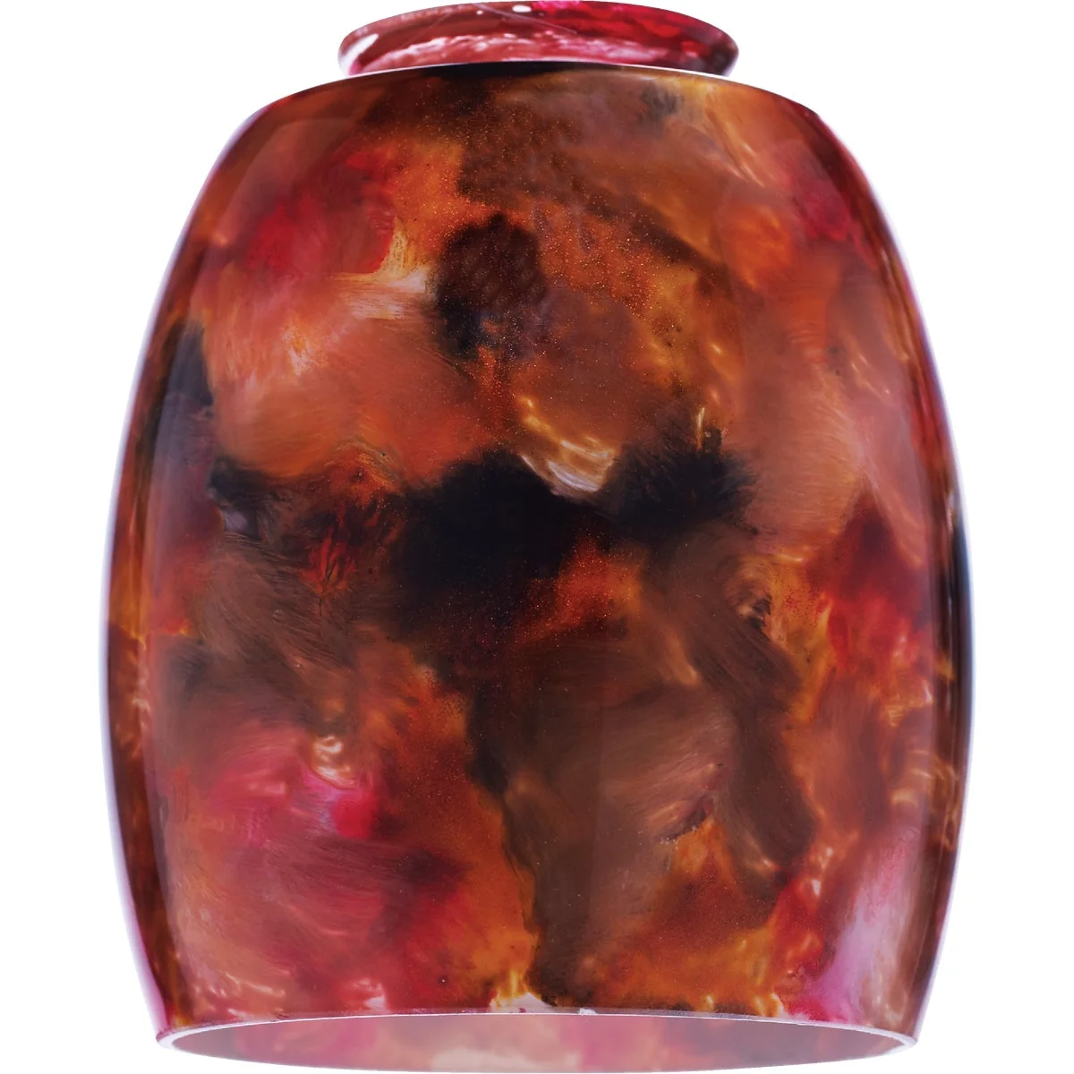 Dependable Westinghouse 5-3 8 In. Fire Pit Red Glass Shade Convenient