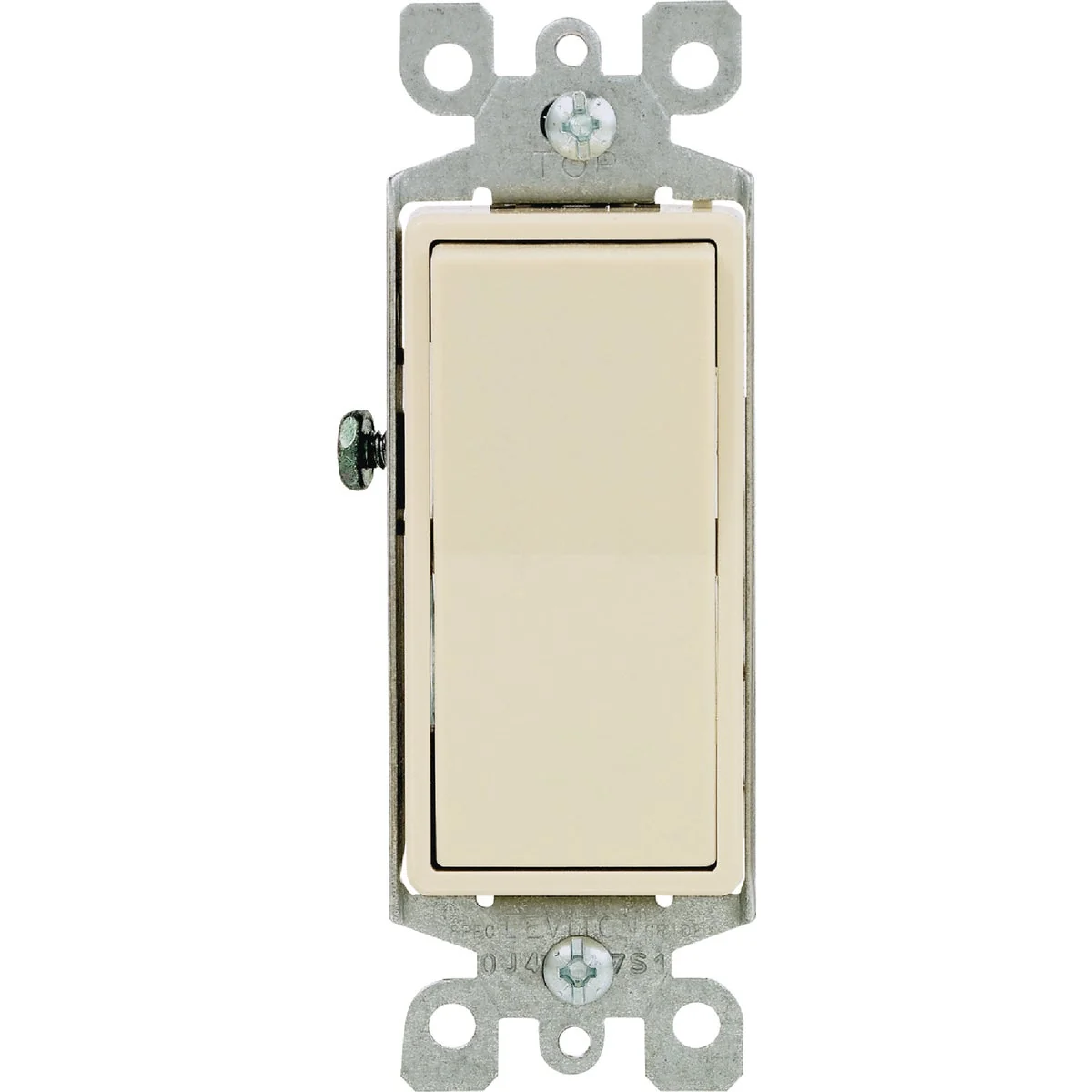 Eco-Friendly Leviton Decora Residential Grade 15 Amp Rocker Single Pole Switch Ivory Recyclable