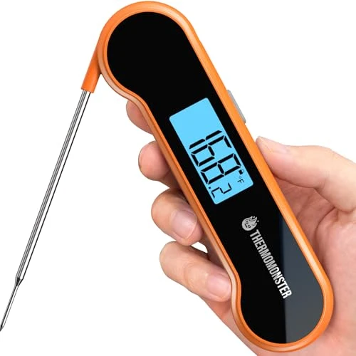 Durable 0.5 Sec Instant Read Meat Thermometer Digital for Cooking Safe
