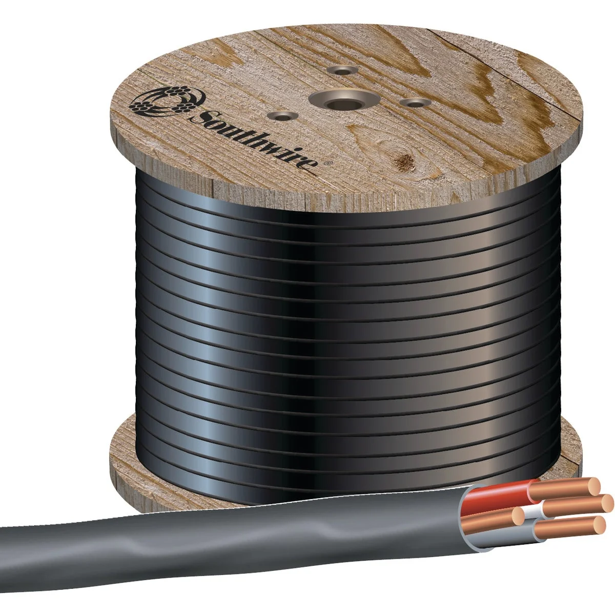 Breathable Romex 500 Ft. 8-3 Stranded Black NMW G Electrical Wire Carefully Designed