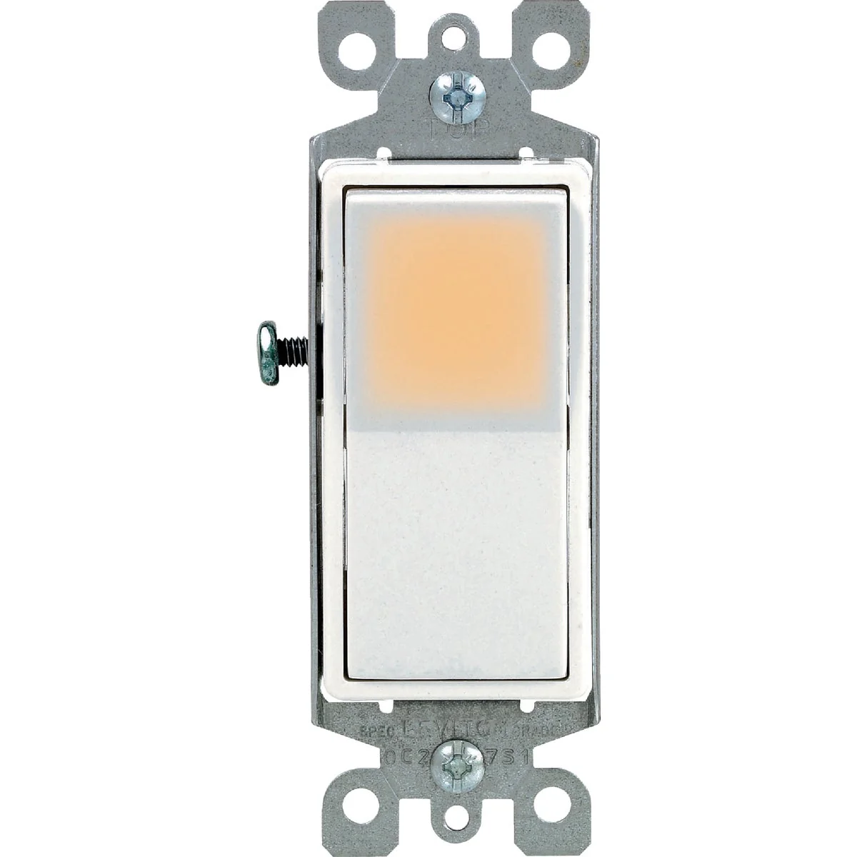 Expertly Made Leviton Decora Residential Grade 15 Amp Rocker Single Pole Switch White Dependable