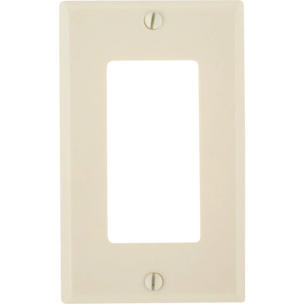Safe Leviton Decora 1-Gang Smooth Plastic Rocker Decorator Wall Plate Ivory Soft