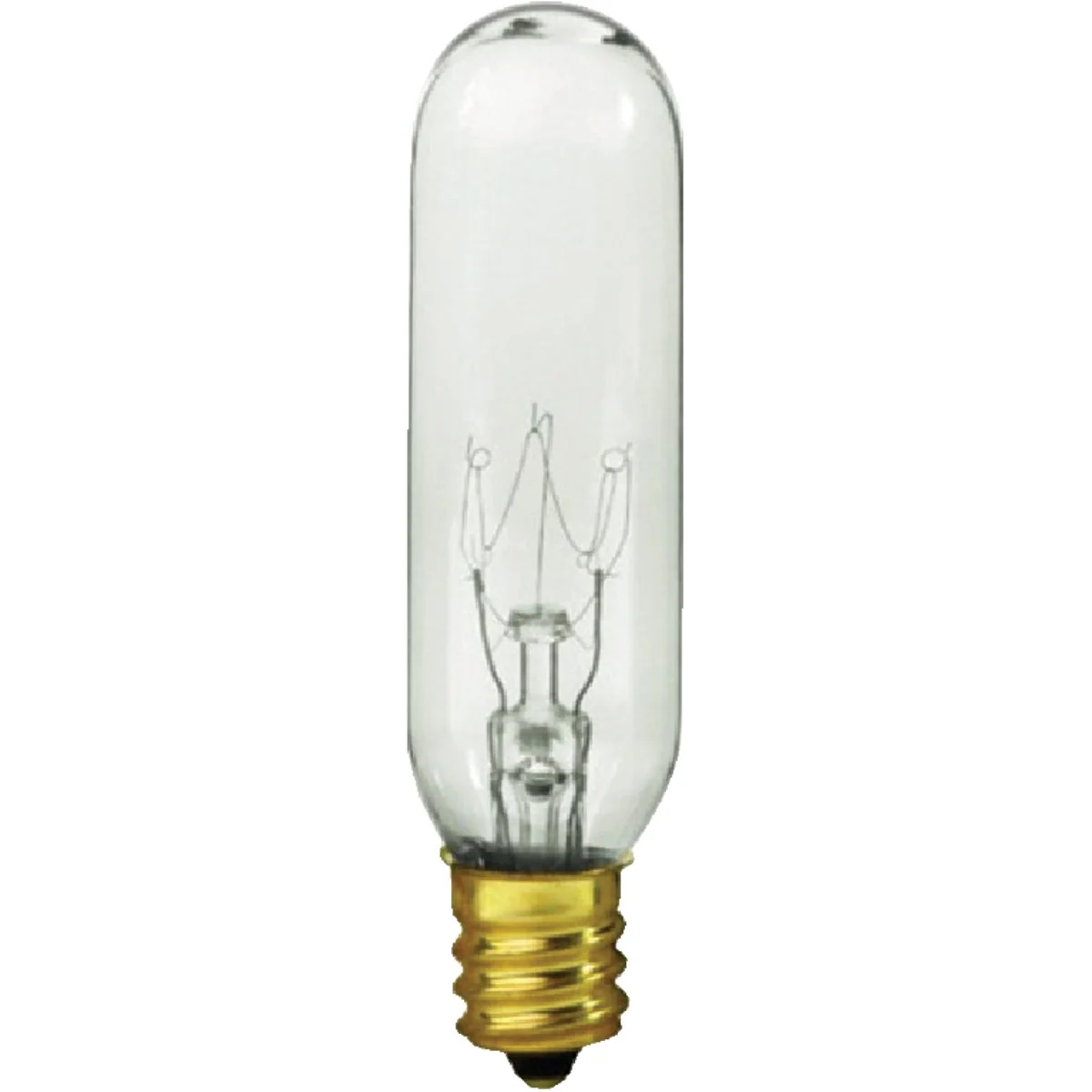 Exclusive Satco 15W Clear Candelabra Base T6 Incandescent Exit Sign Light Bulb Smart