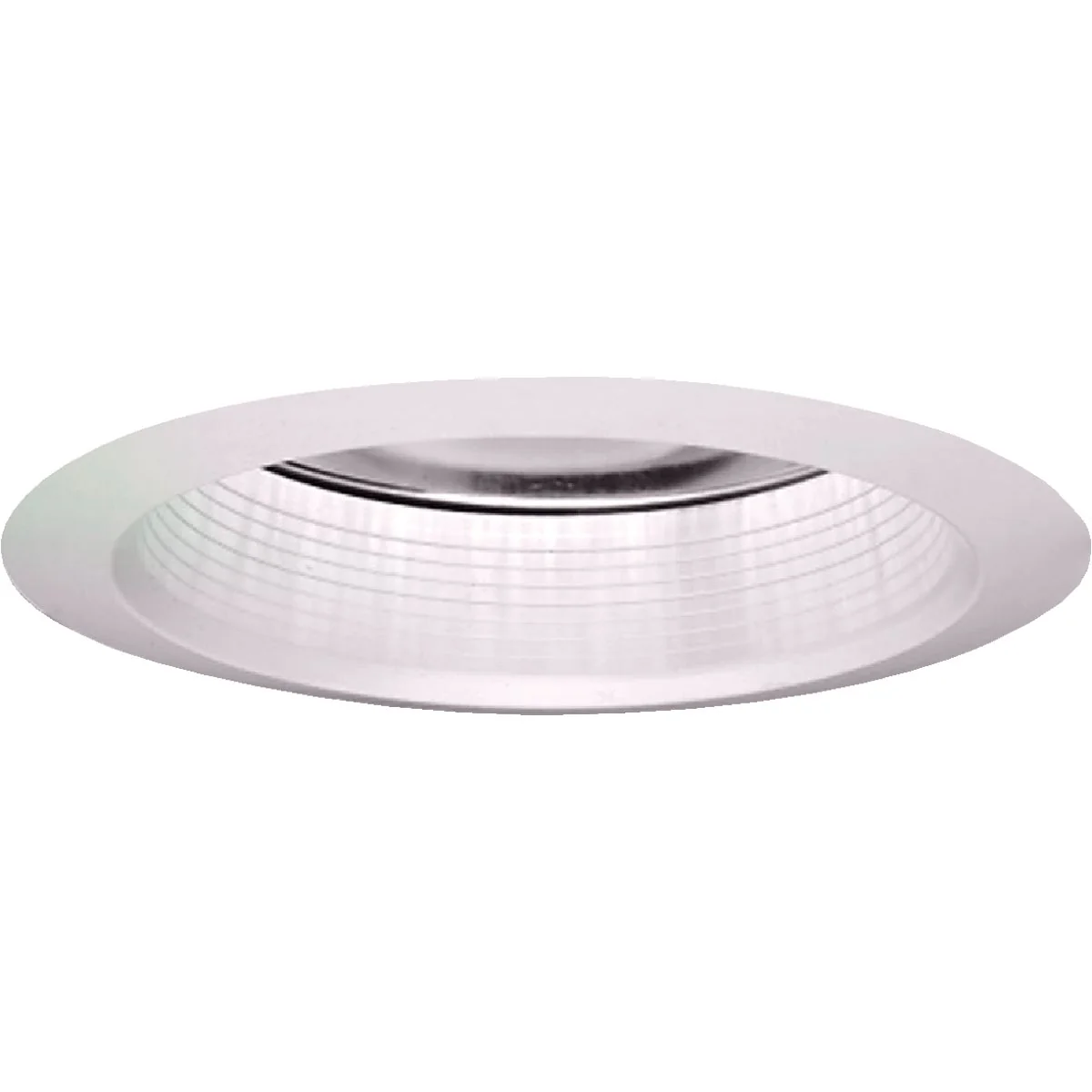 Smart Halo Air-Tite 6 In. White Baffle w Clear Reflector Recessed Fixture Trim Premium