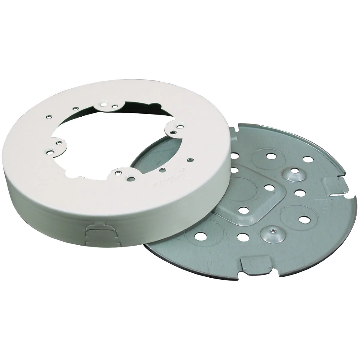 Environmentally Friendly Wiremold Ivory Round Fixture Box Comfortable
