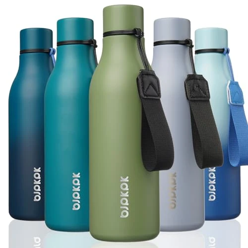 Natural 18oz Insulated Water Bottle Enhanced
