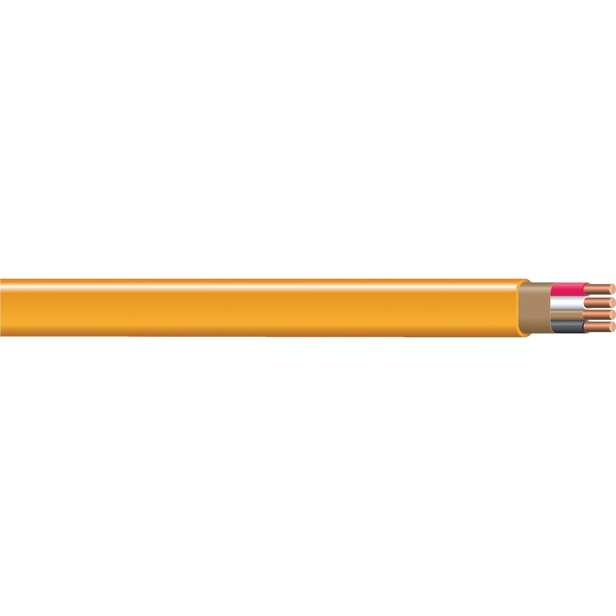 Sustainable Romex 200 Ft. 10-3 Solid Orange NMW G Electrical Wire Quality