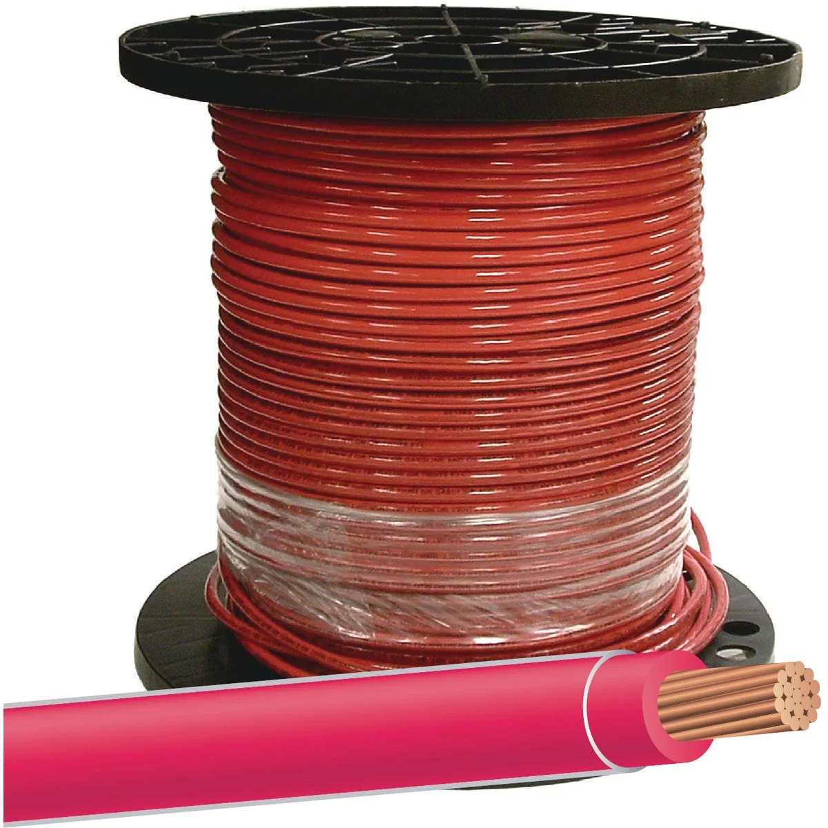 Flexible Southwire 500 Ft. 8 AWG Stranded Red THHN Electrical Wire Artisan