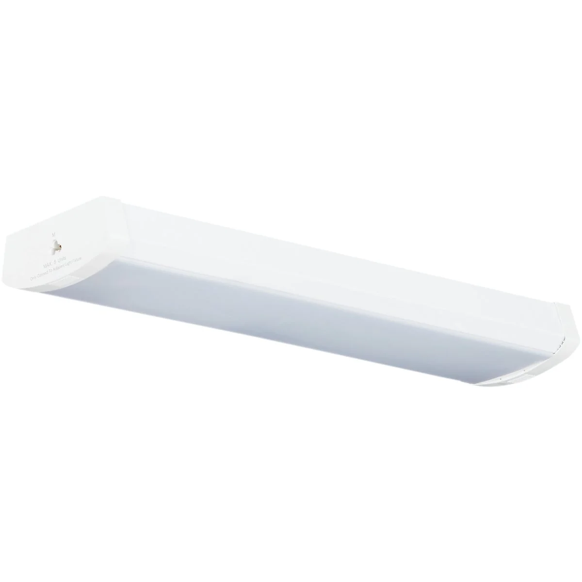 Sustainable 2 Ft. LED Linkable Wraparound Ceiling Light Fixture 2000 Lm. Optimized