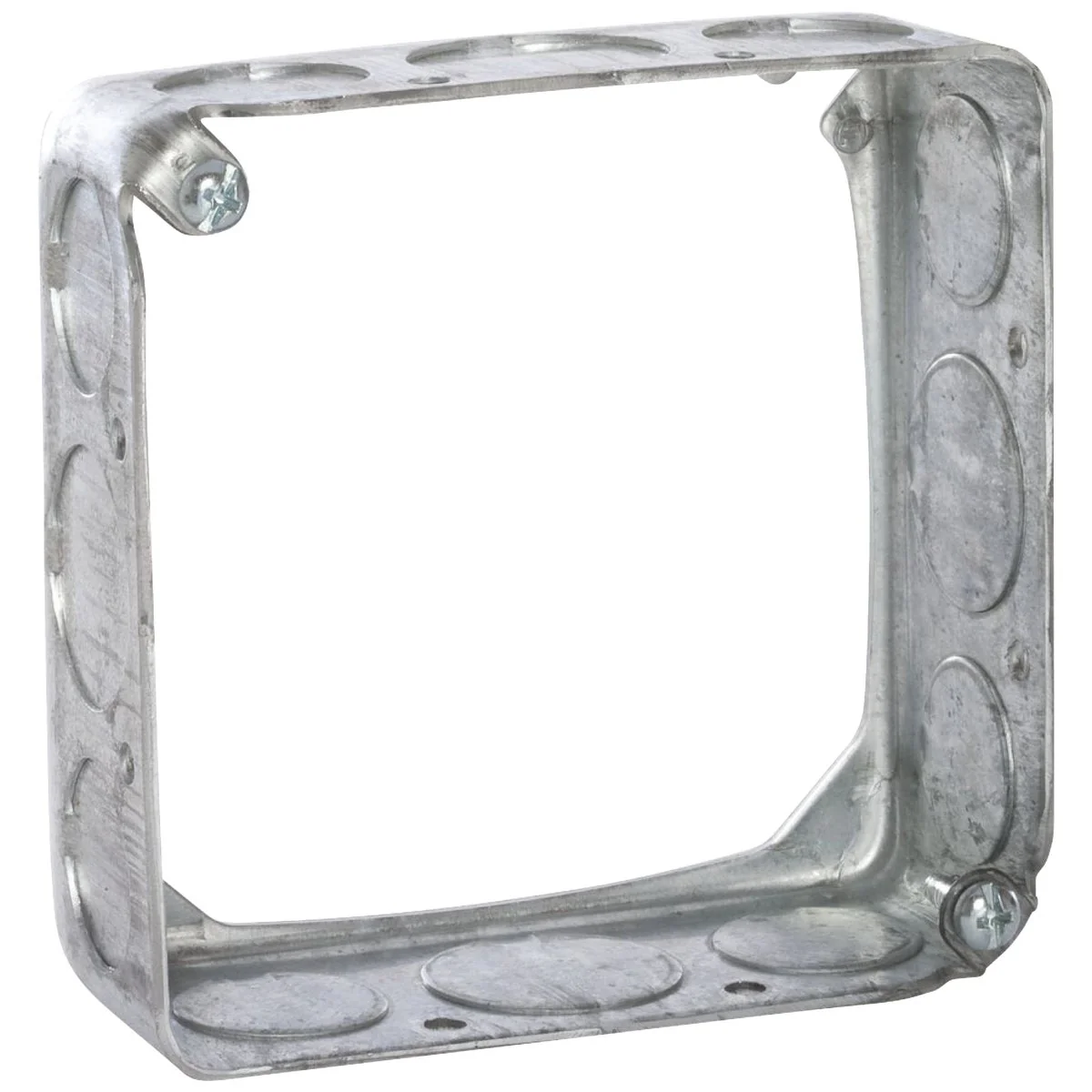 High-End Raco Drawn 4 In. x 4 In. Square Box Extension Detailed