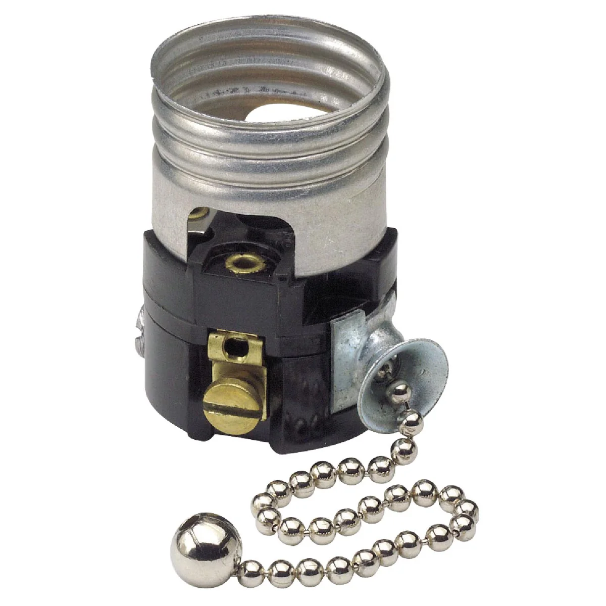 Fashionable Do it Pull Chain Medium Base Black Interior Lamp Socket Next-Generation