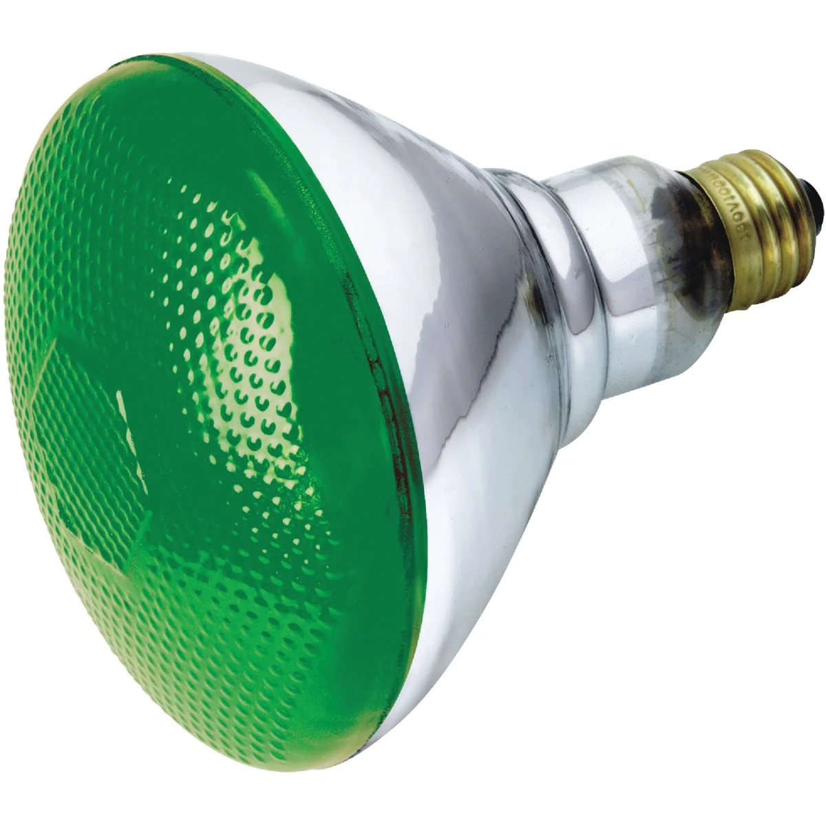 Dependable Satco 100W Green Medium Base BR38 Incandescent Floodlight Light Bulb Original