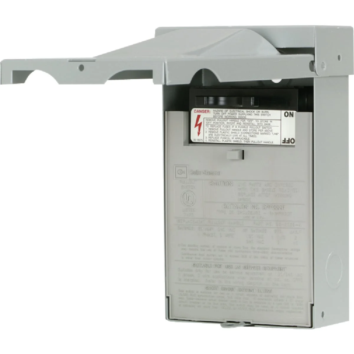 Certified Eaton 60A 120 240V Fused Air Conditioner Disconnect Proven