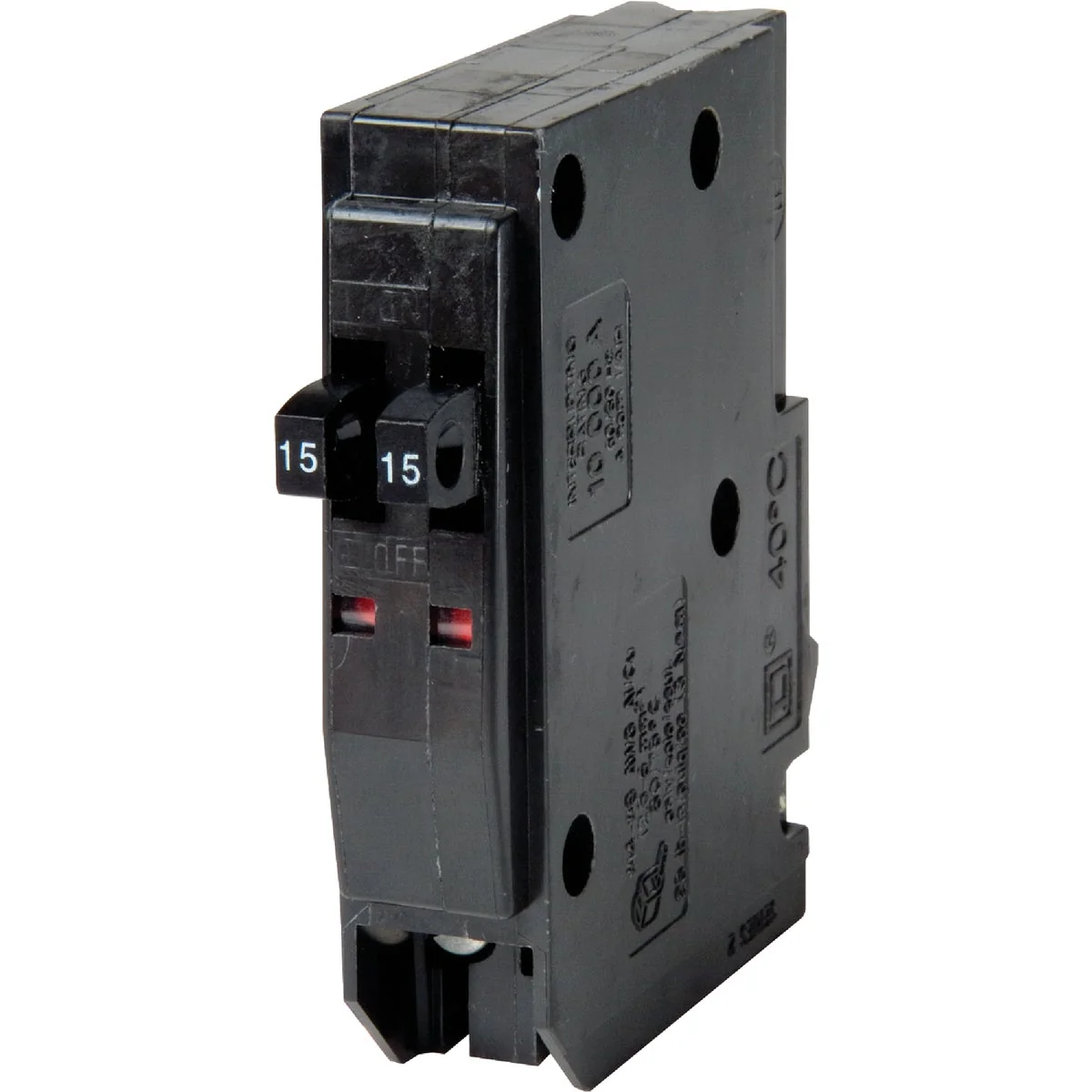 Trusted Square D QO 15A 15A Single-Pole Standard Trip Tandem Circuit Breaker Casual