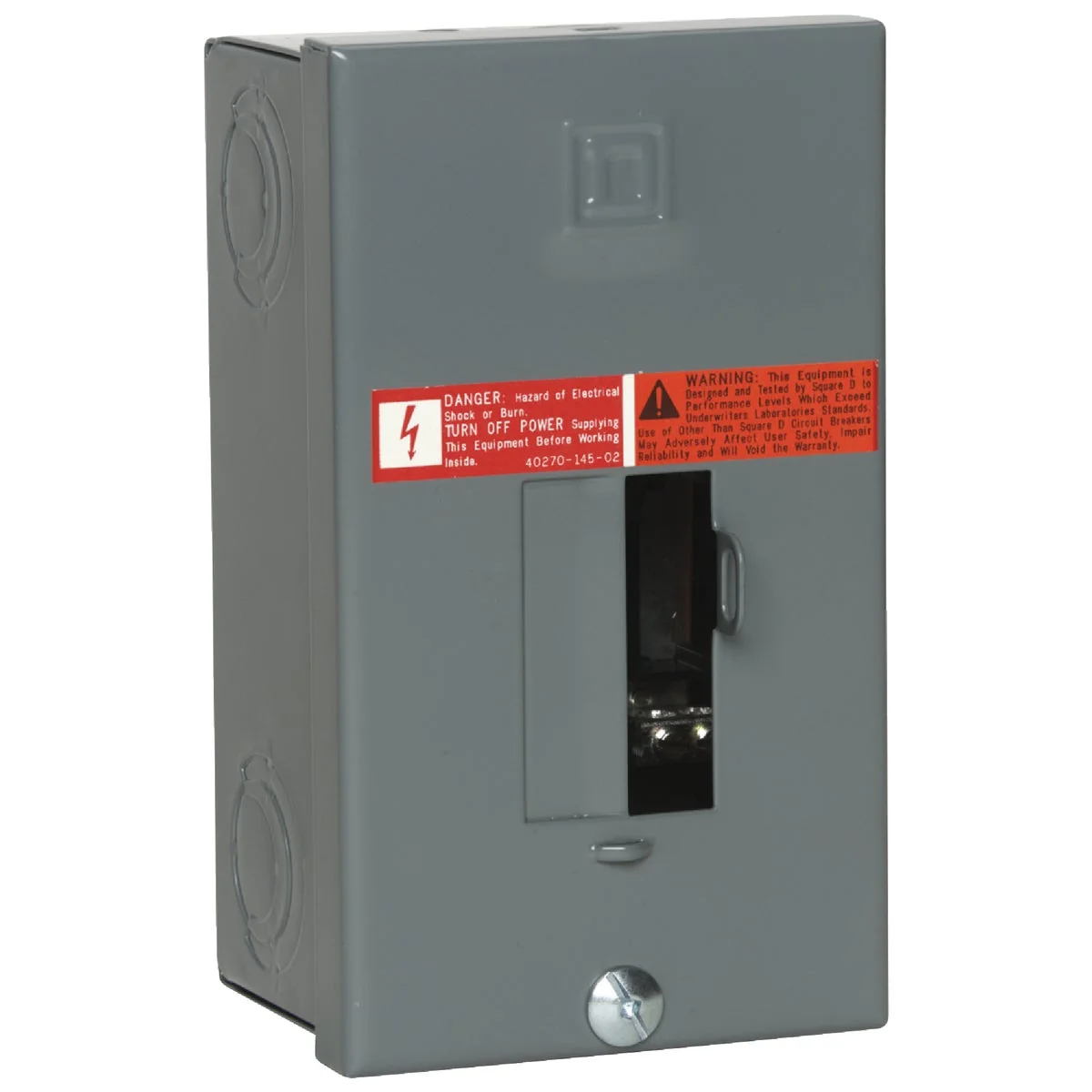 Eco-Friendly Square D QO 30A 2-Space 2-Circuit Indoor Main Lug Load Center User-Friendly
