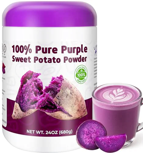 Long-Lasting 24oz Pure Purple Sweet Potato Powder 24 Ounce Smart