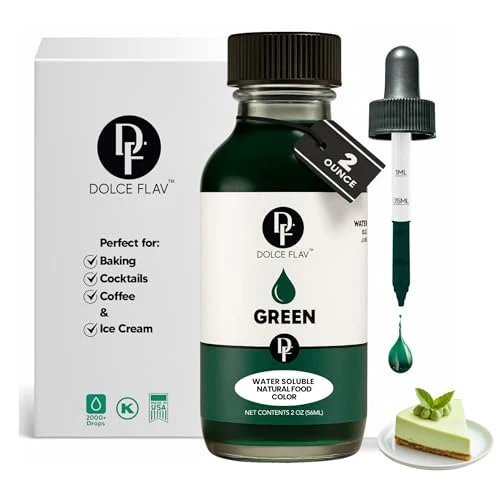 Crafted Natural Green Food Coloring from Green Apple Premium Material