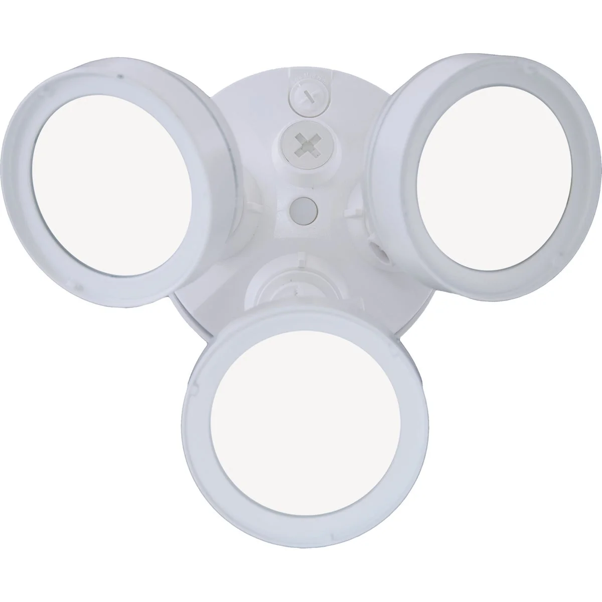 Relaxed Halo Lumen Selectable White Triple Head LED Floodlight Fixture Quality