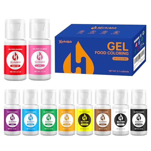 Eco-Friendly Gel Food Coloring 7 Fl Oz Consistent
