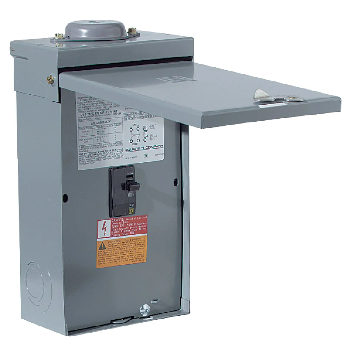Verified Square D QO 100A Double-Pole Standard Trip Outdoor Enclosed Main Breaker Long-Lasting
