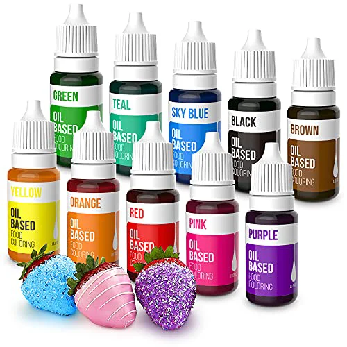 Relaxed Upgraded Oil Based Food Coloring for Chocolate 3.5 Fl Oz Powerful