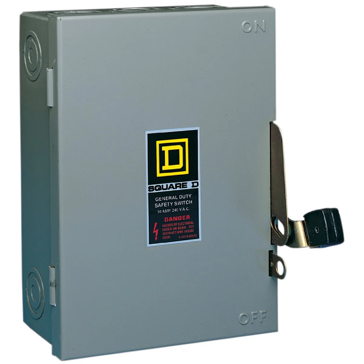 Original Square D 30A D Series Indoor Cartridge Fusible Safety Switch With Neutral Sophisticated