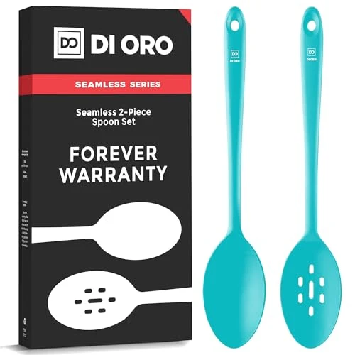 Refined DI ORO Silicone Cooking Spoons Unique