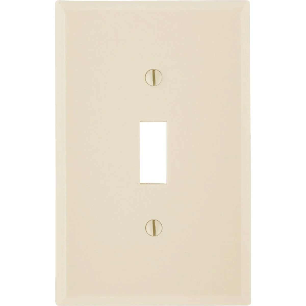 Advanced Leviton 1-Gang Smooth Plastic Mid-Way Toggle Switch Wall Plate Ivory Crafted