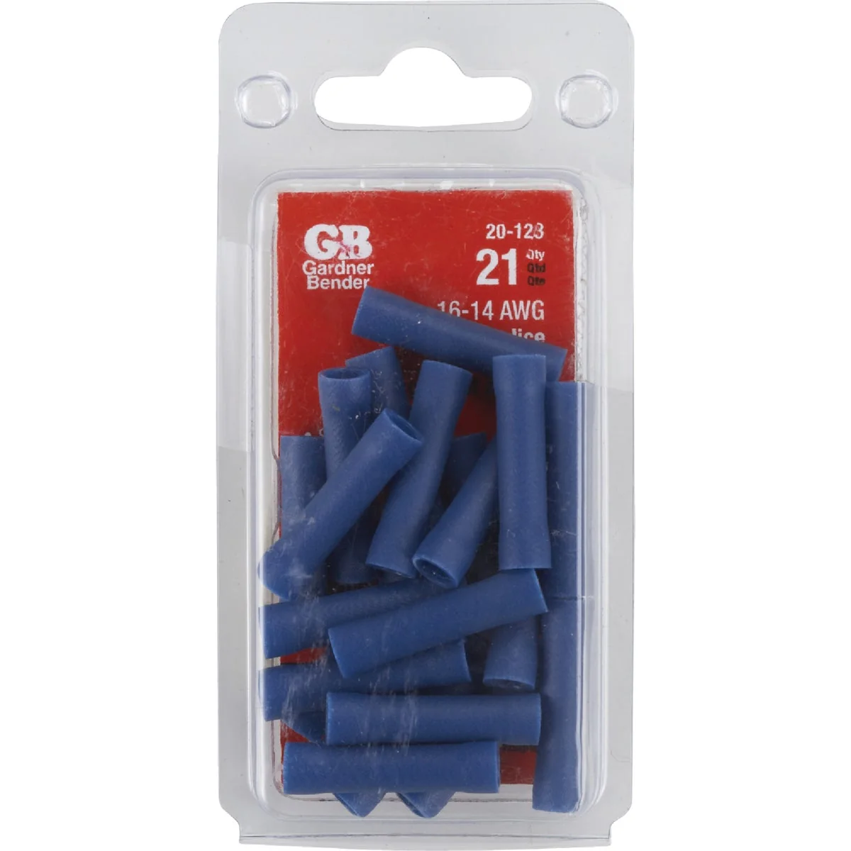 Optimized Gardner Bender 16 AWG to 14 AWG Blue Butt Splice 21-Pack Classic