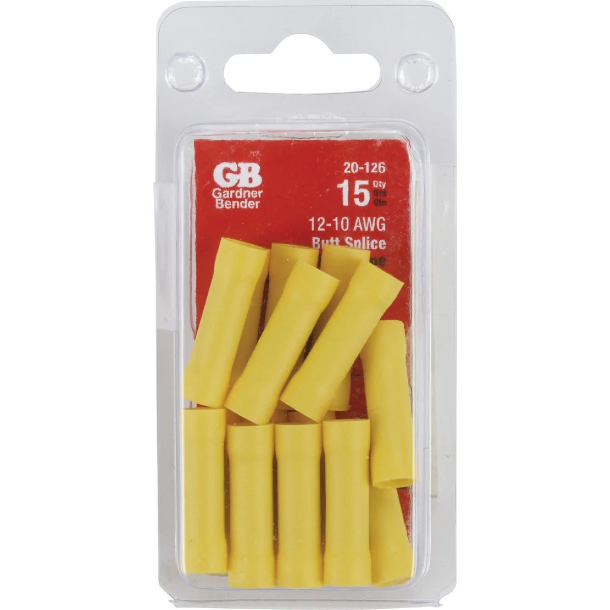 User-Friendly Gardner Bender 12 AWG to 10 AWG Yellow Butt Splice 15-Pack Practical